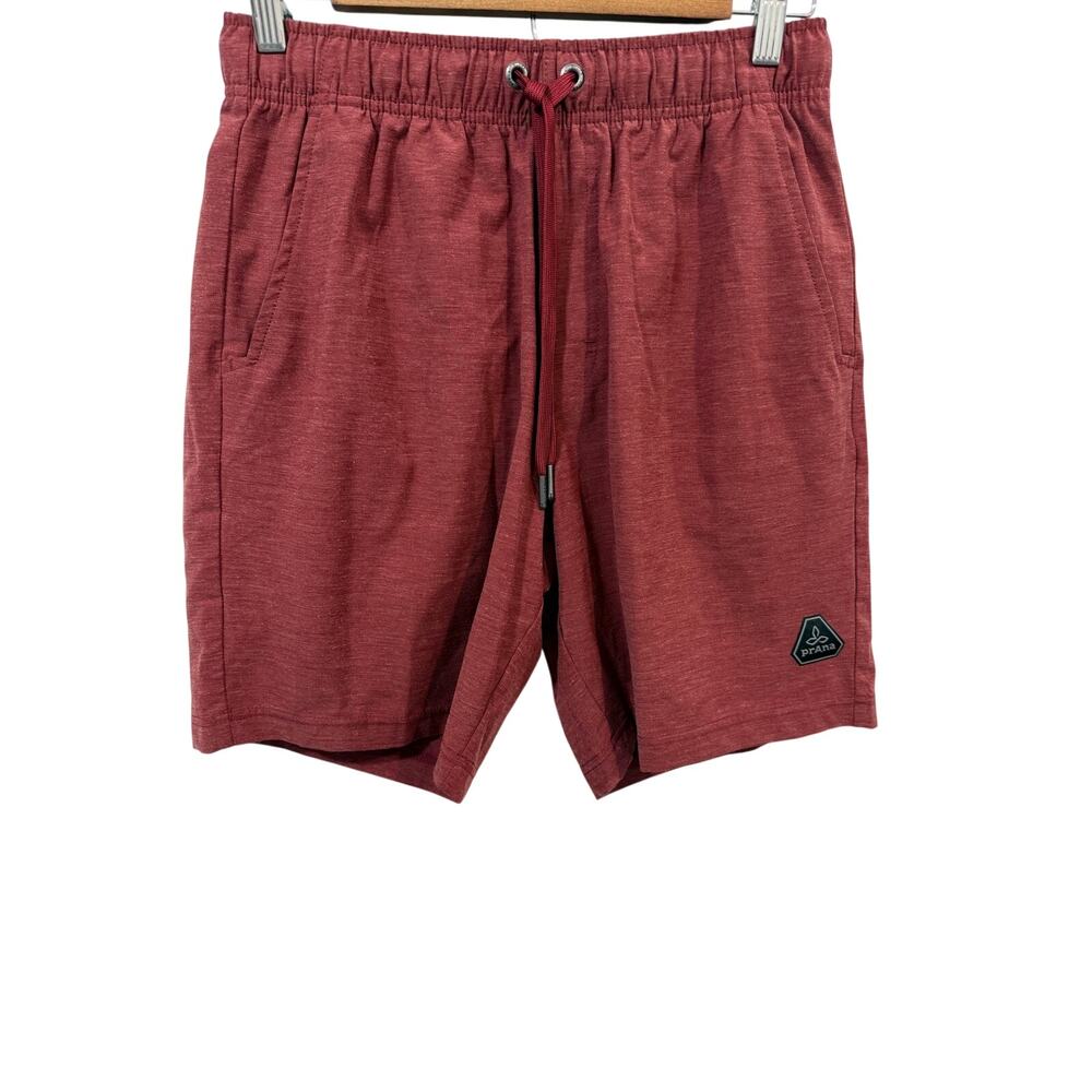 prAna NWT Men's Metric E-Waist Athletic Shorts Size S Gym Hiking Outdoor